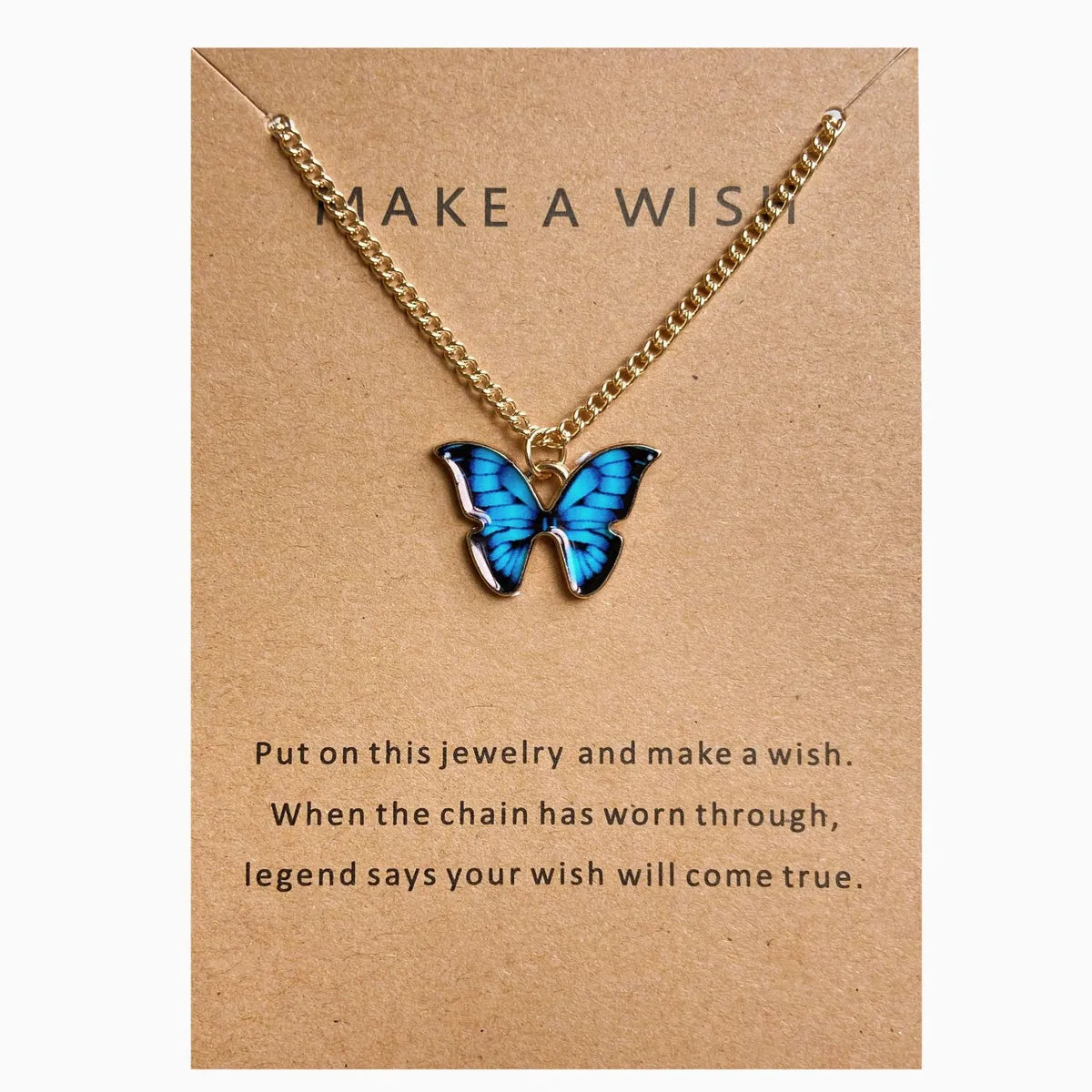 1 Piece Fashion Butterfly Alloy Plating Women's Necklace