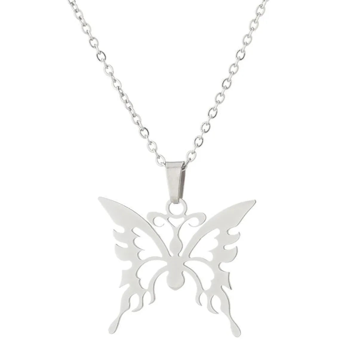 1 Piece Fashion Butterfly Stainless Steel Plating Necklace