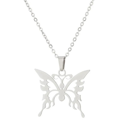 1 Piece Fashion Butterfly Stainless Steel Plating Necklace