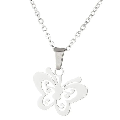 1 Piece Fashion Butterfly Stainless Steel Plating Necklace