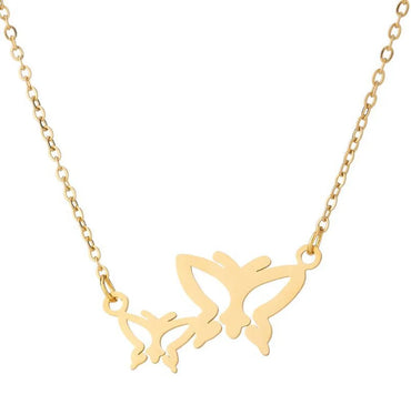 1 Piece Fashion Butterfly Stainless Steel Plating Necklace