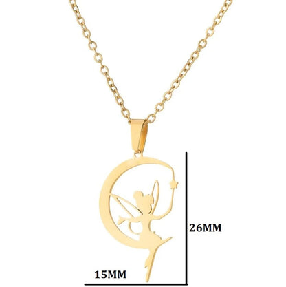 1 Piece Fashion Butterfly Stainless Steel Plating Necklace