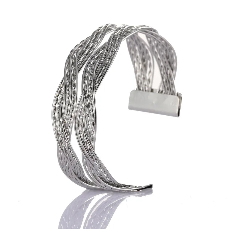 Fashion C Shape Alloy Women'S Bangle