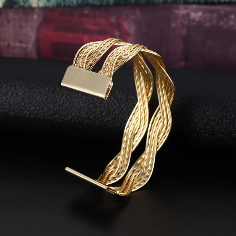 Fashion C Shape Alloy Women'S Bangle