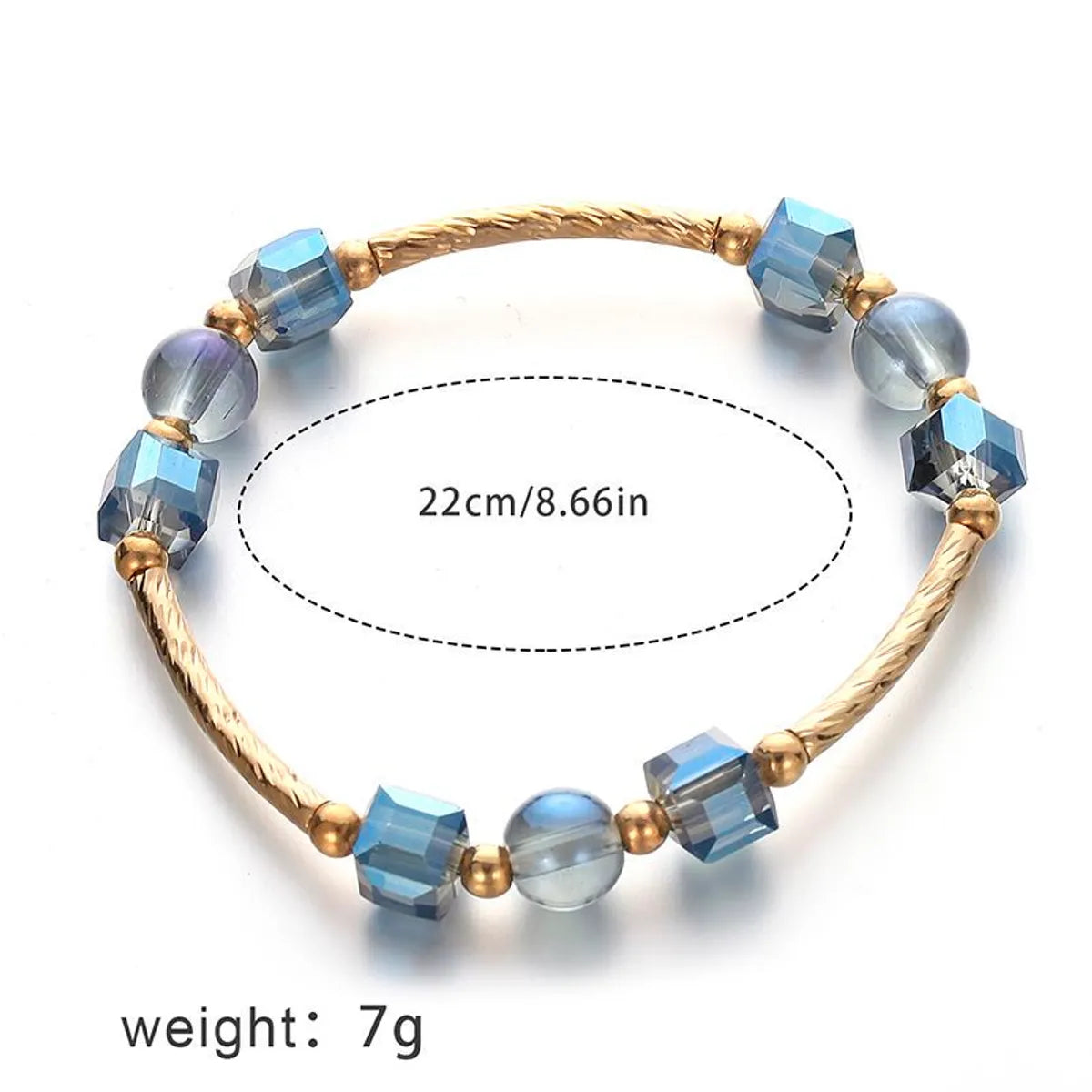 1 Piece Fashion Circle Alloy Patchwork Women's Bracelets