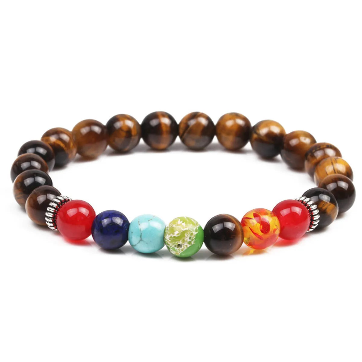 1 Piece Fashion Color Block Beaded Unisex Bracelets