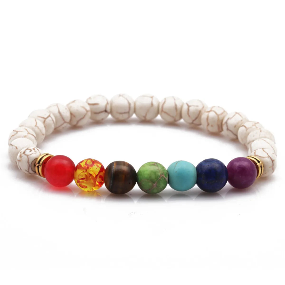 1 Piece Fashion Color Block Beaded Unisex Bracelets