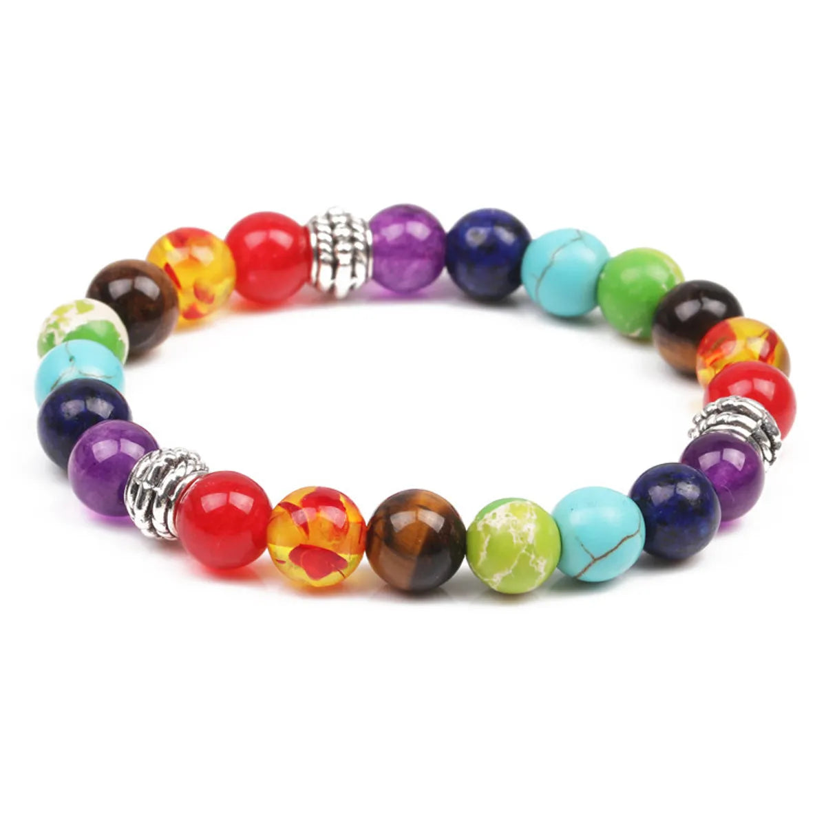 1 Piece Fashion Color Block Beaded Unisex Bracelets