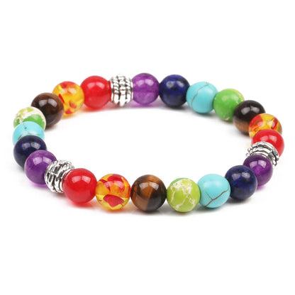 1 Piece Fashion Color Block Beaded Unisex Bracelets