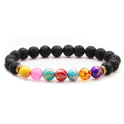 1 Piece Fashion Color Block Beaded Unisex Bracelets