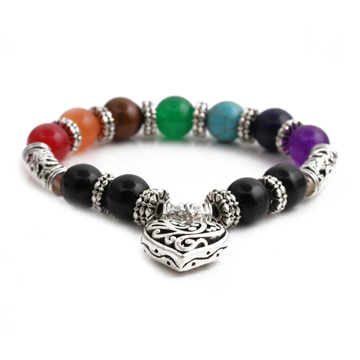 1 Piece Fashion Color Block Beaded Unisex Bracelets