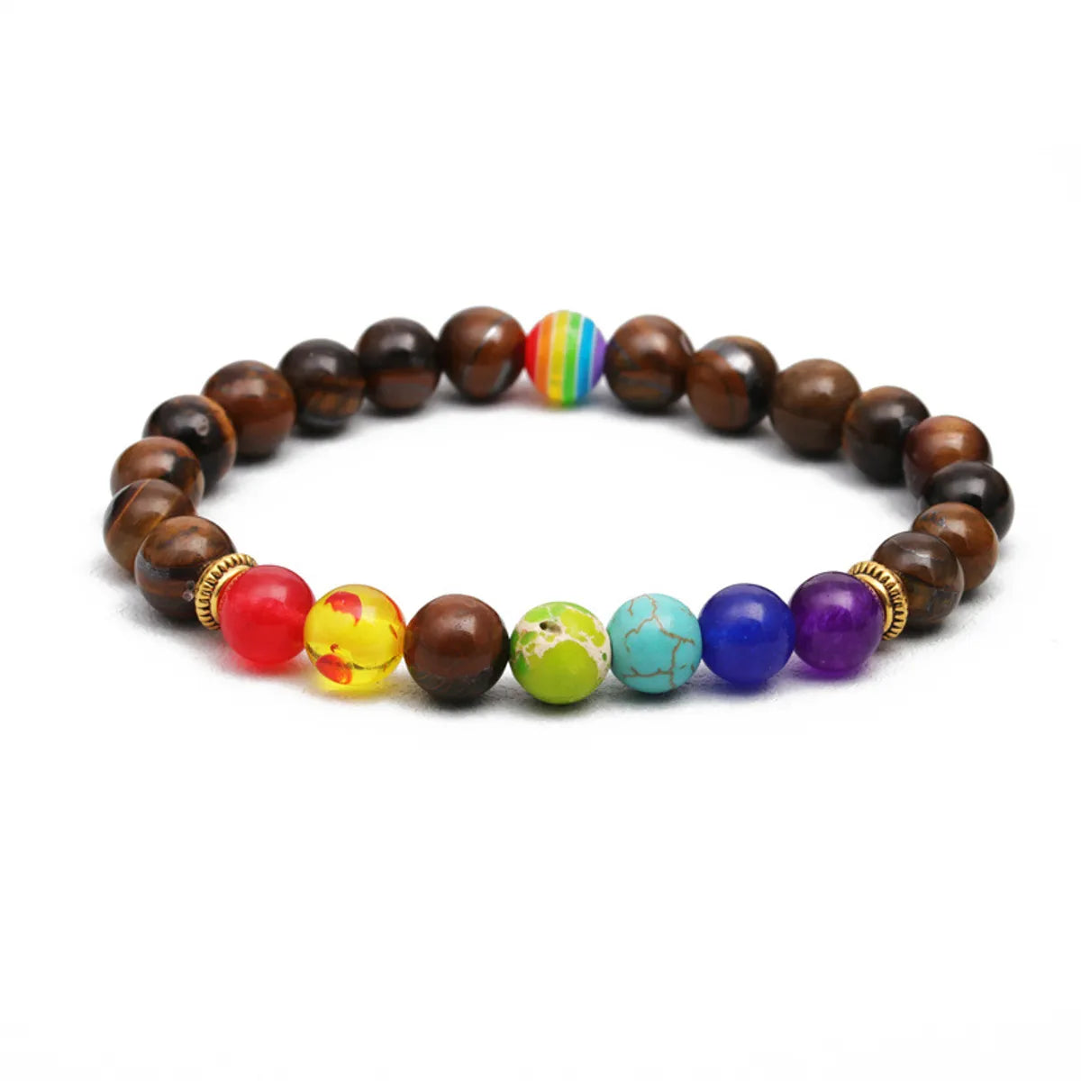 1 Piece Fashion Color Block Beaded Unisex Bracelets