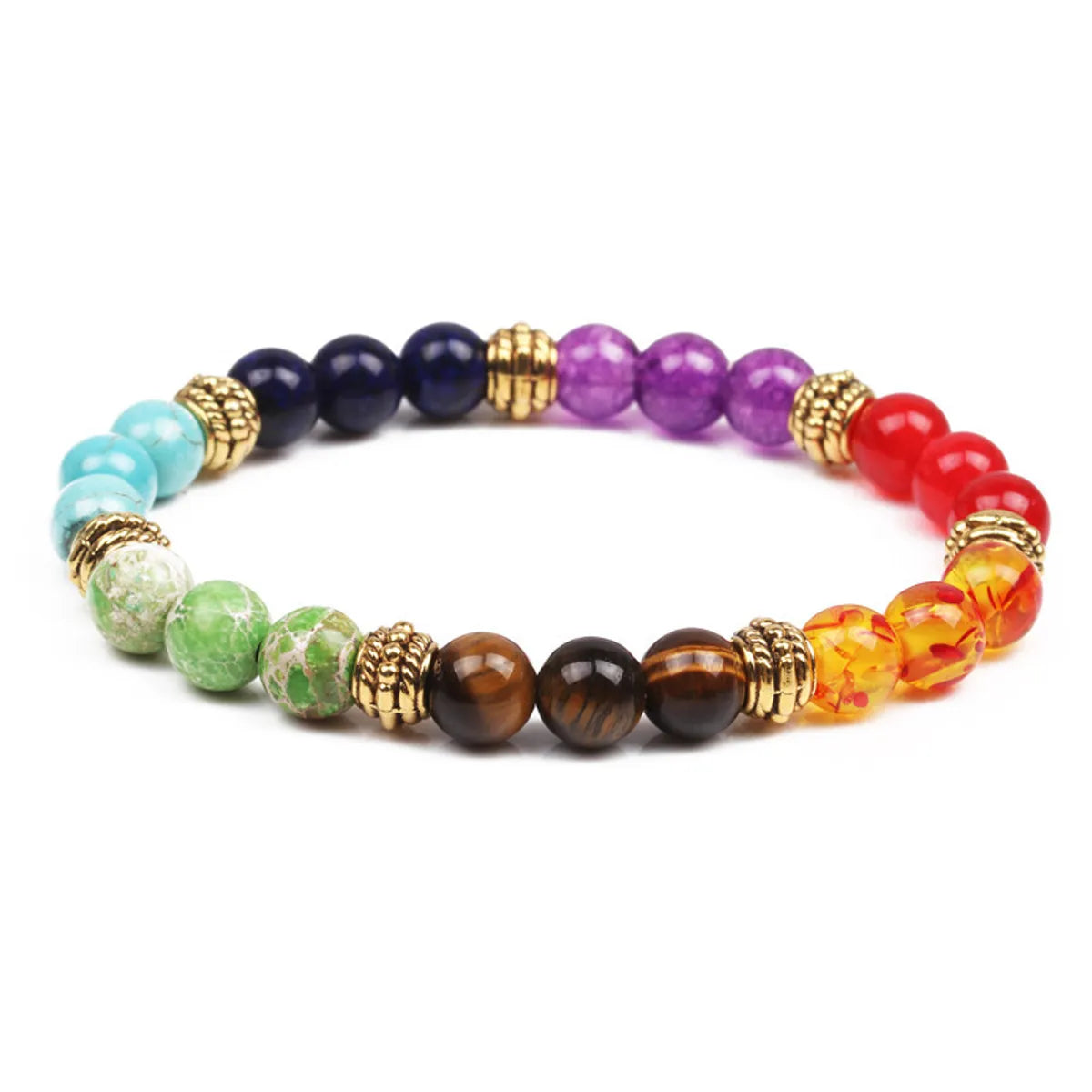 1 Piece Fashion Color Block Beaded Unisex Bracelets