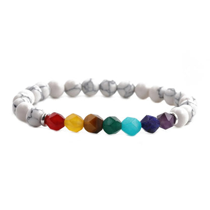 1 Piece Fashion Color Block Beaded Unisex Bracelets