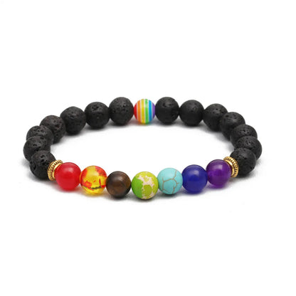 1 Piece Fashion Color Block Beaded Unisex Bracelets