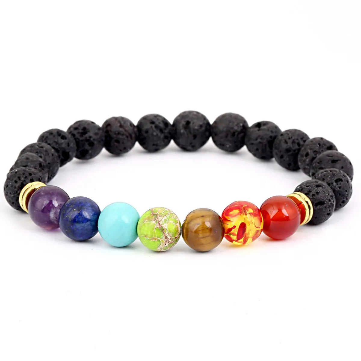 1 Piece Fashion Color Block Beaded Unisex Bracelets