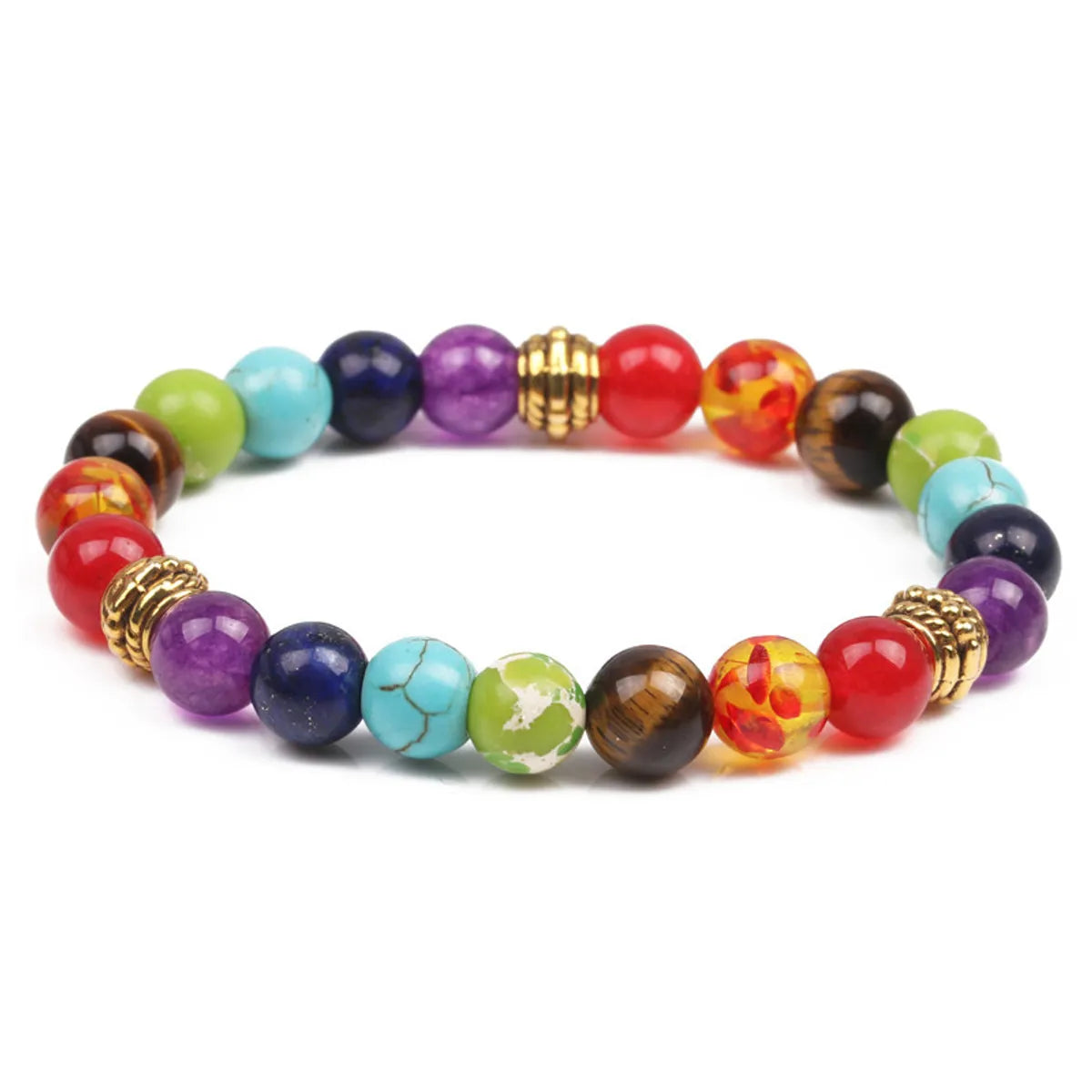 1 Piece Fashion Color Block Beaded Unisex Bracelets