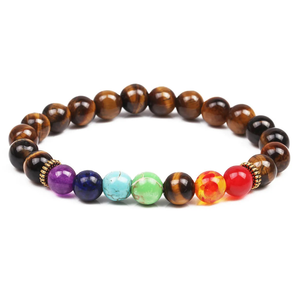 1 Piece Fashion Color Block Beaded Unisex Bracelets