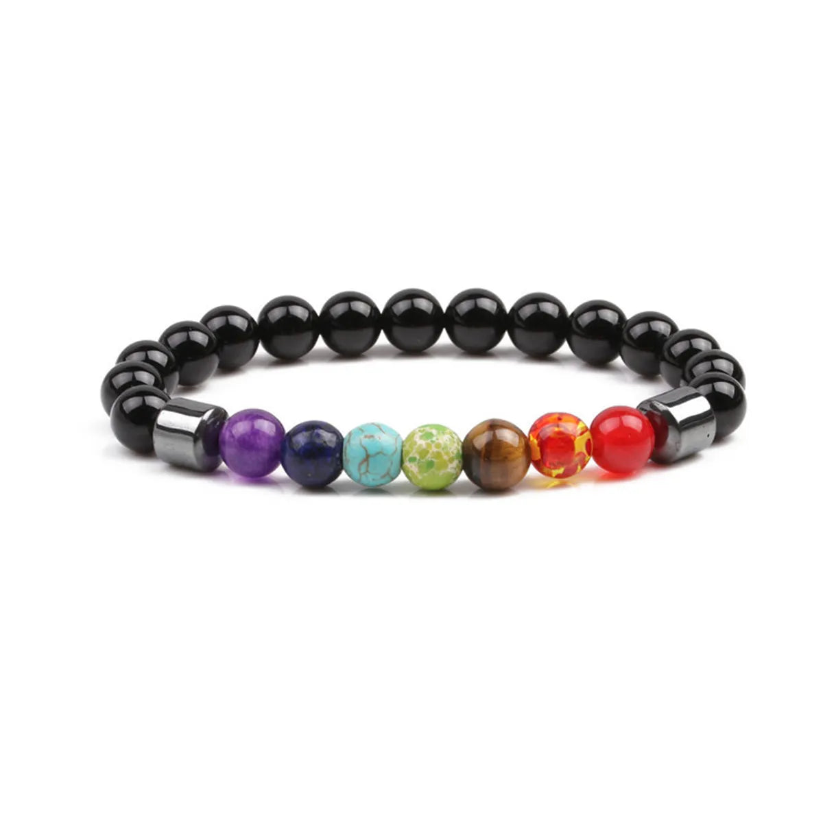 1 Piece Fashion Color Block Beaded Unisex Bracelets