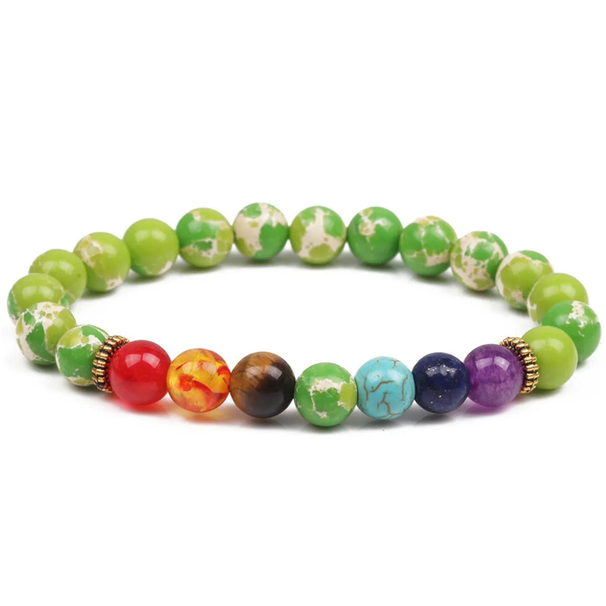 1 Piece Fashion Color Block Beaded Unisex Bracelets