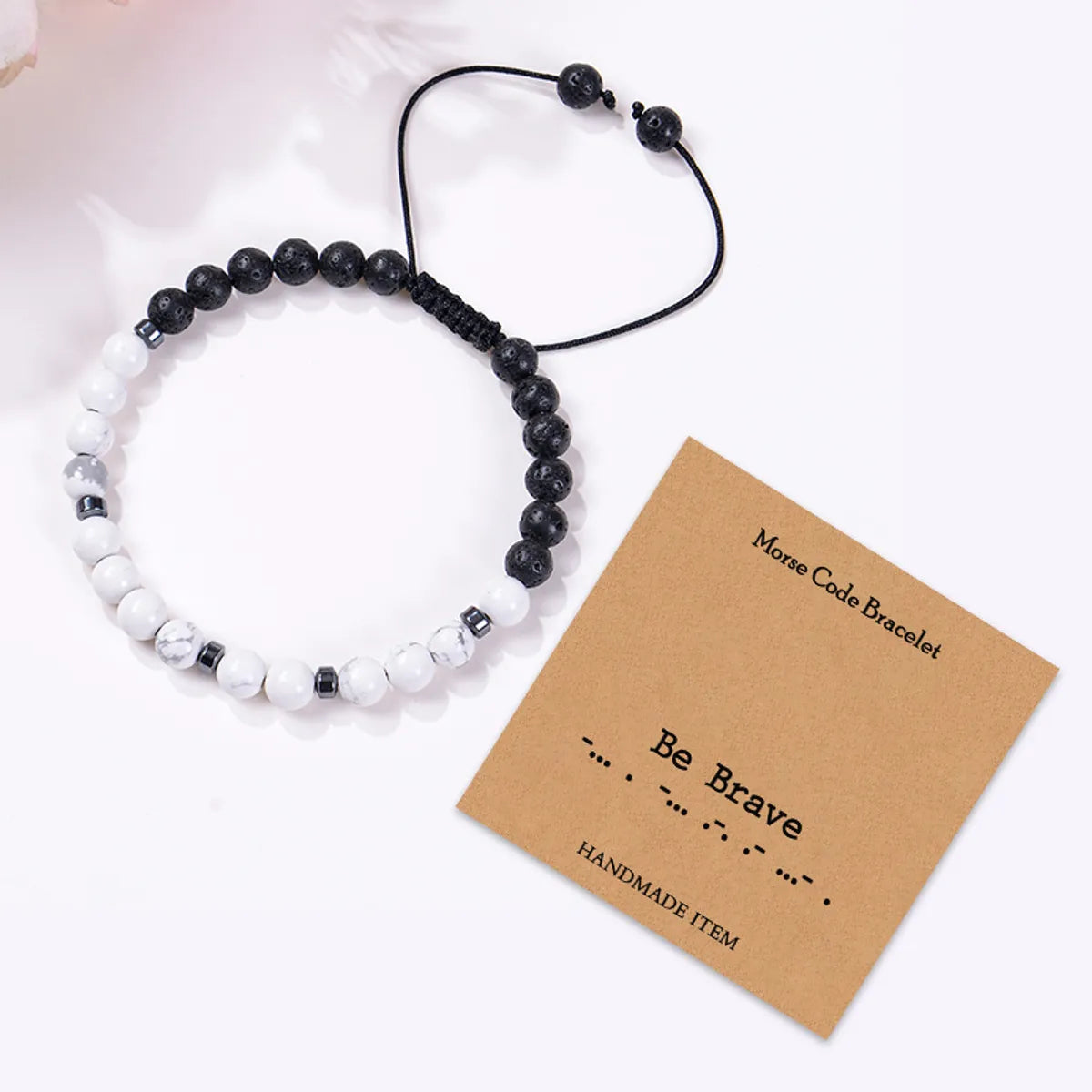 1 Piece Fashion Color Block Natural Stone Beaded Handmade Bracelets