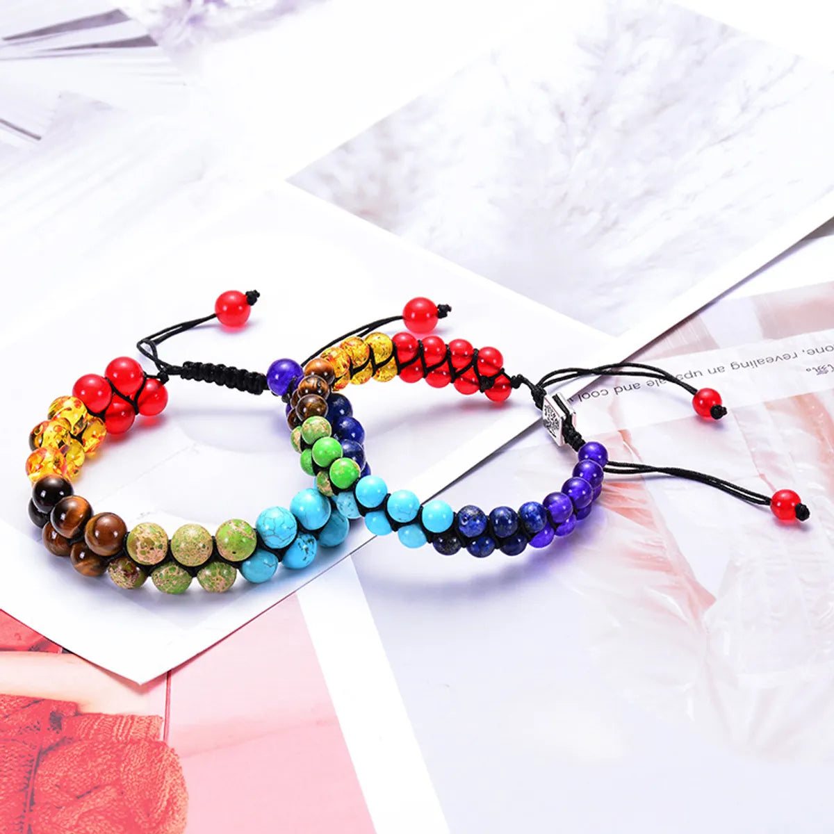 Fashion Colorful Natural Stone Beaded Bracelets