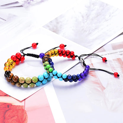 Fashion Colorful Natural Stone Beaded Bracelets