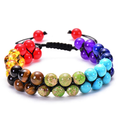 Fashion Colorful Natural Stone Beaded Bracelets