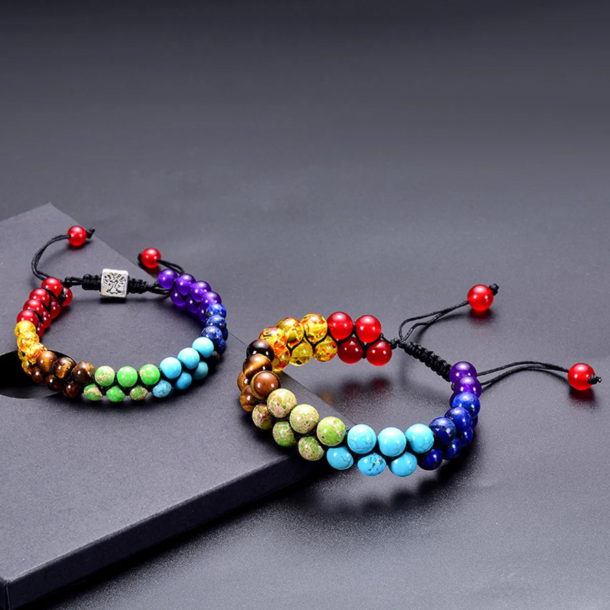 Fashion Colorful Natural Stone Beaded Bracelets