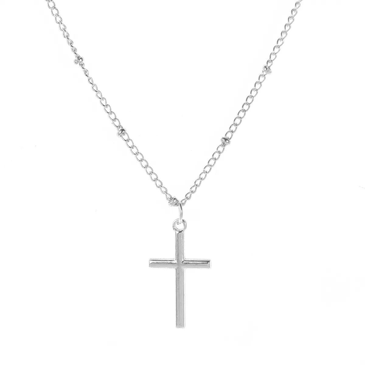 1 Piece Fashion Cross Alloy Plating Women'S Necklace