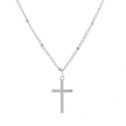 1 Piece Fashion Cross Alloy Plating Women'S Necklace