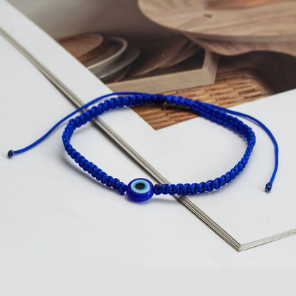 Fashion Devil's Eye Plastic Braid Unisex Bracelets