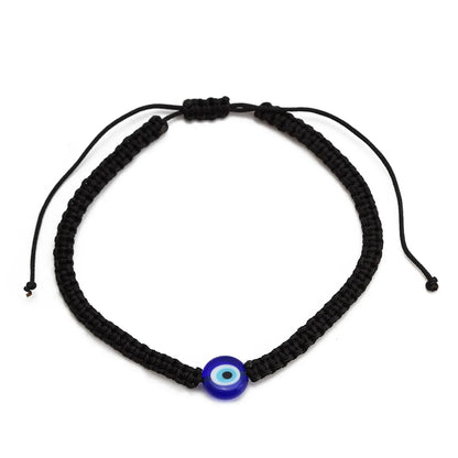 Fashion Devil's Eye Plastic Braid Unisex Bracelets