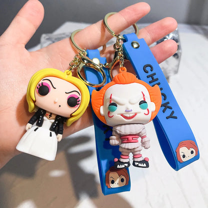 1 Piece Fashion Doll Pvc Silica Gel Unisex Keychain