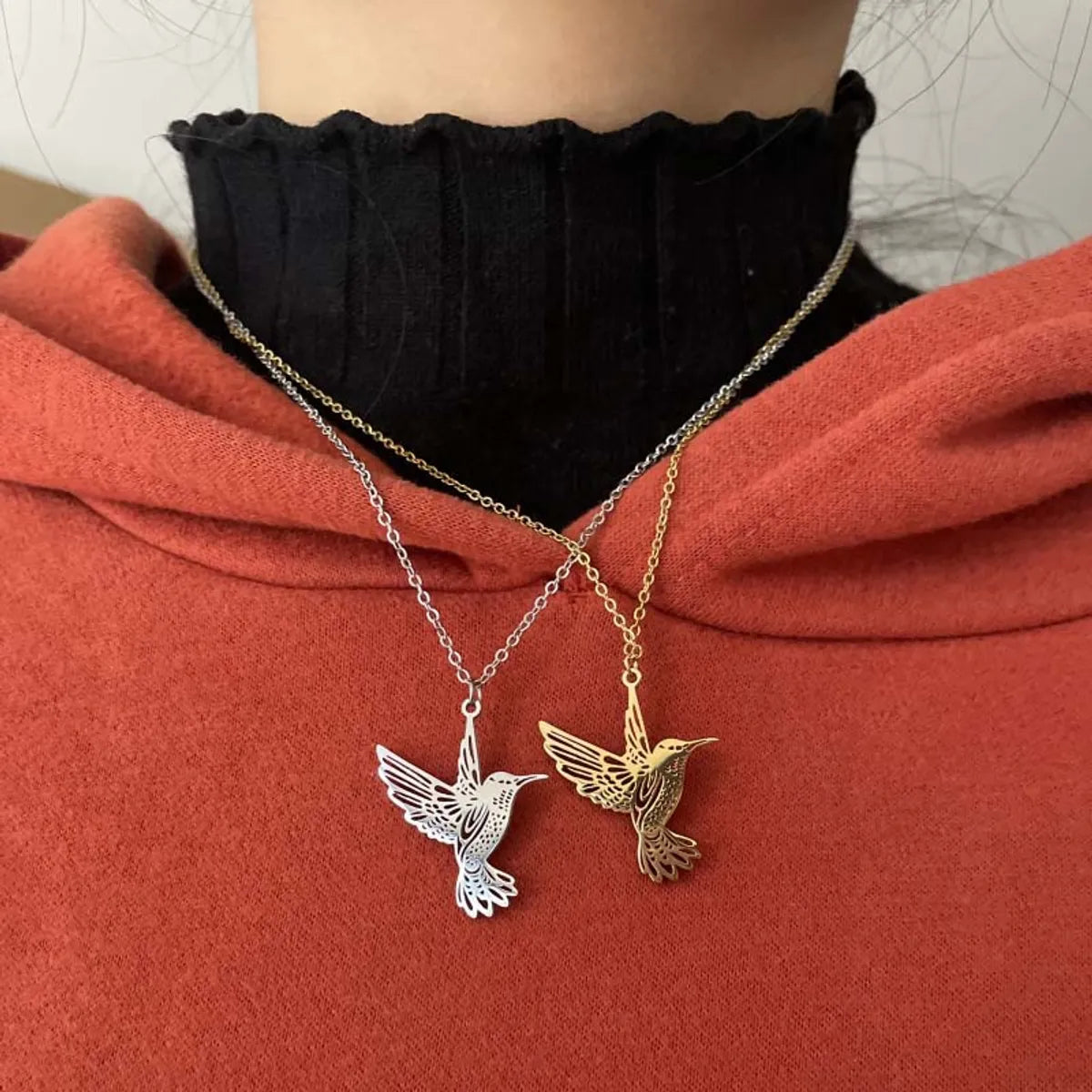 1 Piece Fashion Eagle Stainless Steel Plating Sweater Chain