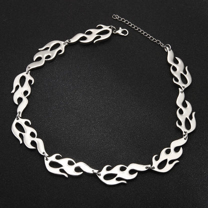 Fashion Flame Alloy Men's Necklace