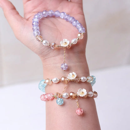 1 Piece Fashion Flower Alloy Plating Women's Bracelets