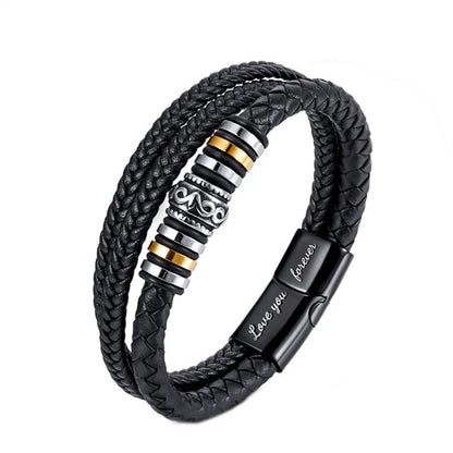 Fashion Geometric Alloy Braid Men'S Bracelets