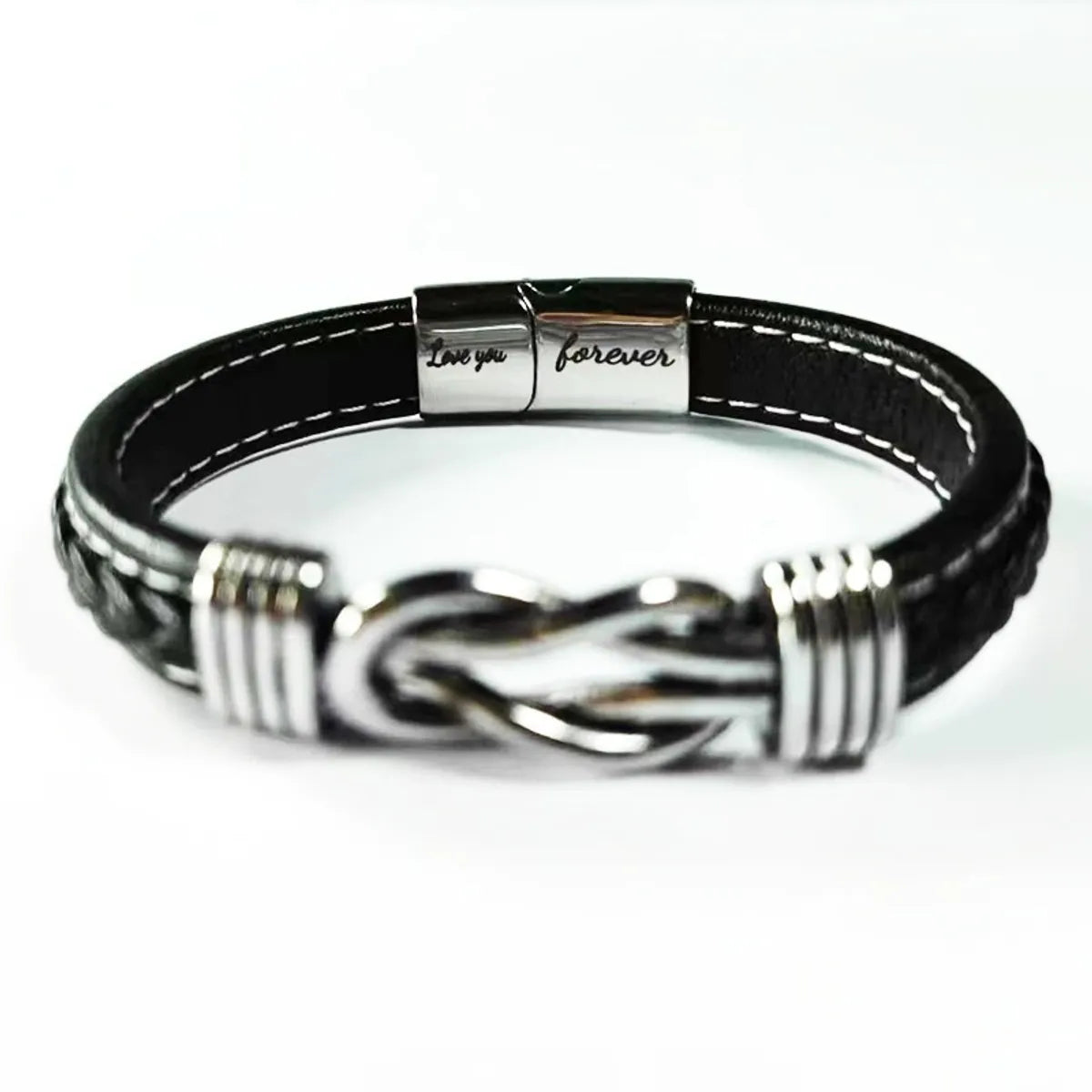 Fashion Geometric Alloy Braid Men'S Bracelets