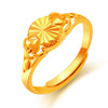 1 Piece Fashion Geometric Flower Copper Plating Open Ring