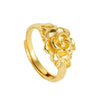 1 Piece Fashion Geometric Flower Copper Plating Open Ring