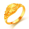 1 Piece Fashion Geometric Flower Copper Plating Open Ring