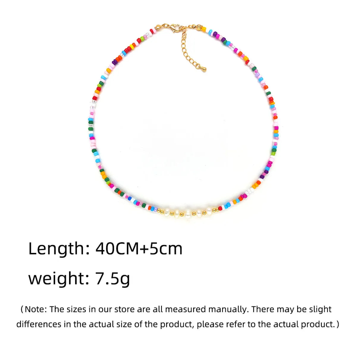 Fashion Geometric Mixed Materials Knitting Women's Necklace