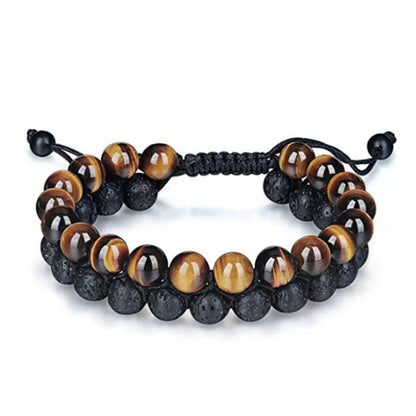 1 Piece Fashion Geometric Natural Stone Unisex Bracelets