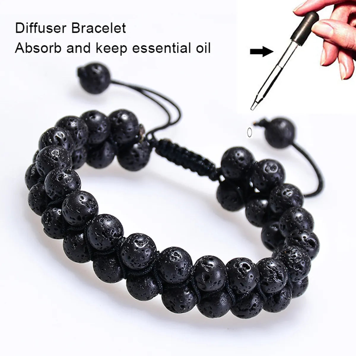 1 Piece Fashion Geometric Natural Stone Unisex Bracelets