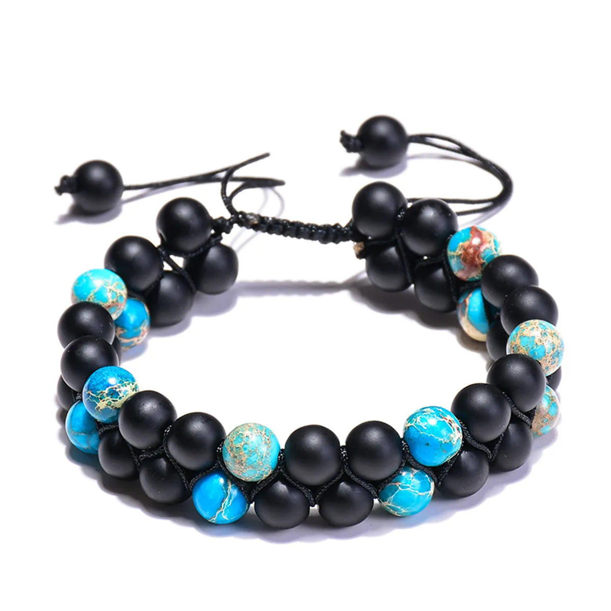 1 Piece Fashion Geometric Natural Stone Unisex Bracelets