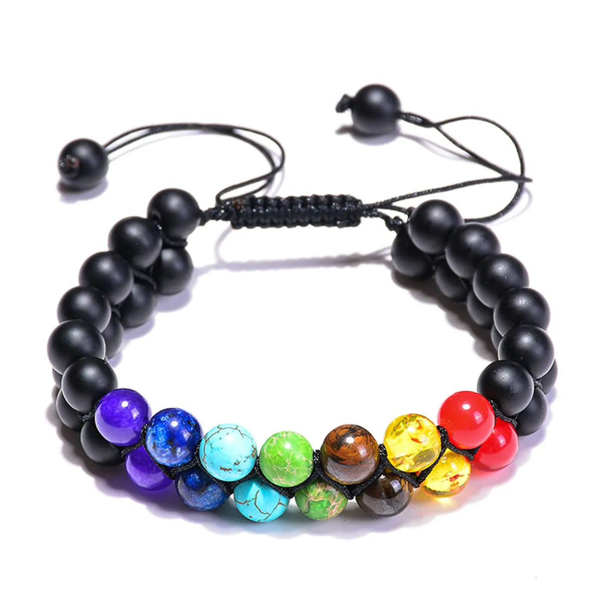 1 Piece Fashion Geometric Natural Stone Unisex Bracelets