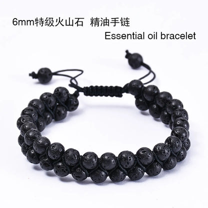 1 Piece Fashion Geometric Natural Stone Unisex Bracelets