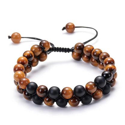 1 Piece Fashion Geometric Natural Stone Unisex Bracelets