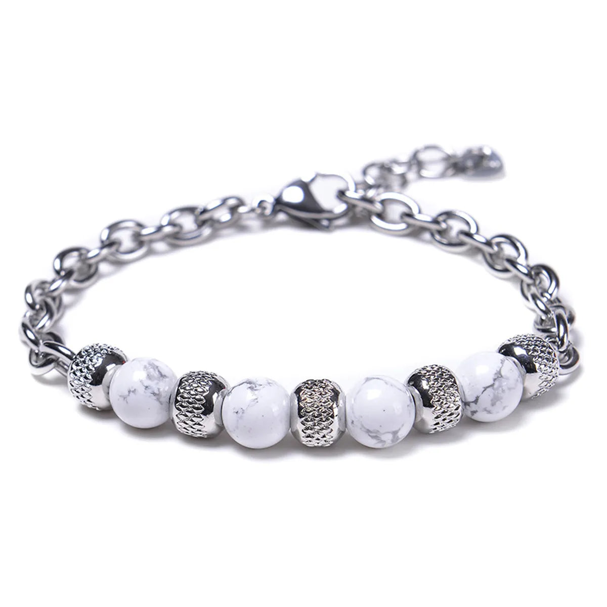 Fashion Geometric Alloy Metal Men'S Bracelets